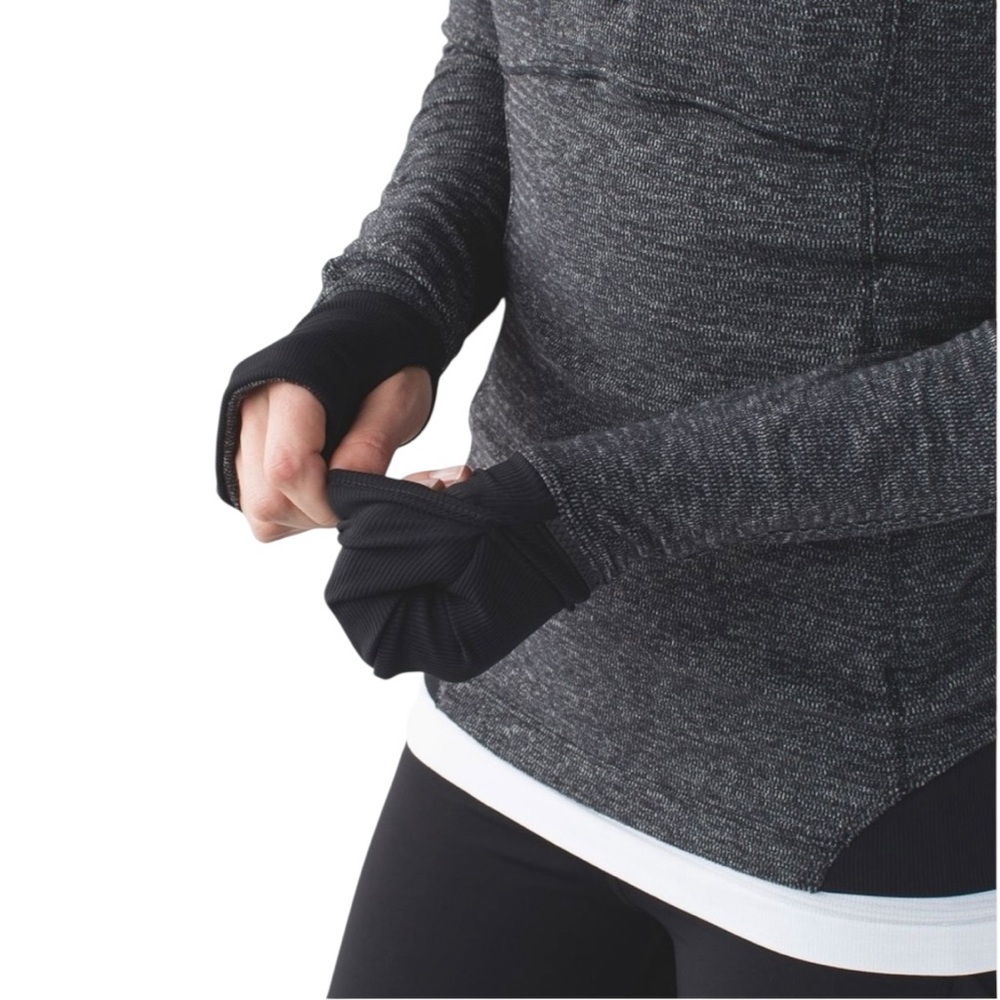 LULULEMON Runderful 1/2 Half Zip Long Sleeve Pullover Top + Small Reusable Bag - Picture 5 of 16